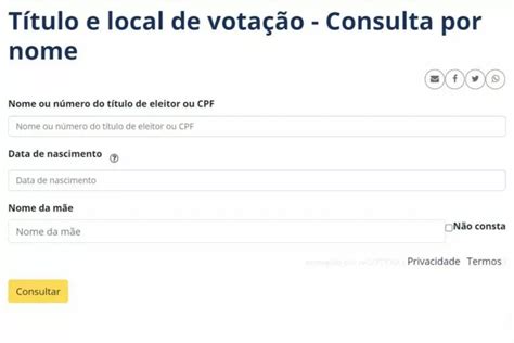 Como Consultar O Número Do Título De Eleitor Pelo Cpf Ou Nome Dci