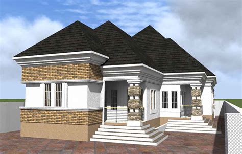 Five Bedroom Bungalow Plan In Nigeria Building House