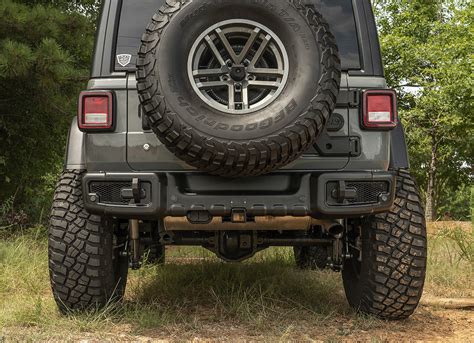 Rugged Ridge 1154425 Spartacus Rear Bumper For 18 20 Jeep Wrangler Jl