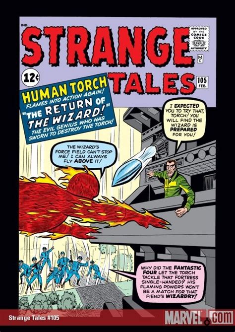 Strange Tales 105 The Wizard Returns Strange Tales Comics Marvel