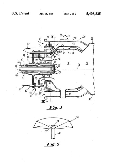 Patent US5408825 Dual Fuel Gas Turbine Combustor Google Patents