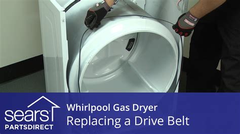 How To Replace A Whirlpool Gas Dryer Drive Belt Youtube