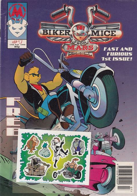 Boys Adventure Comics Updated Biker Mice From Mars From Marvel Uk