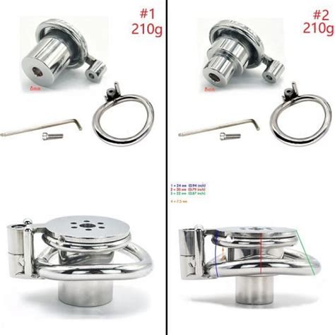 Keyless Inverted Chastity Cage With Urethral Sq10587 Smbsm