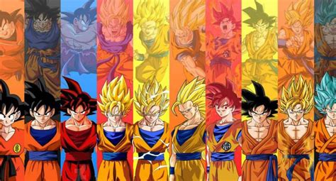 ᐈ Todas Las Transformaciones De Son Goku 【actualizada】