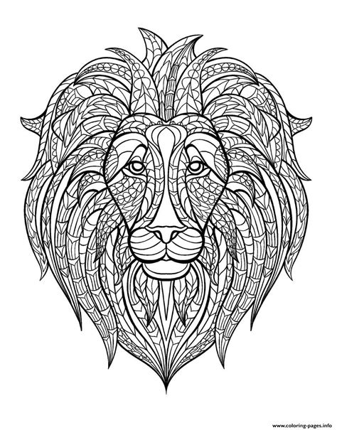 South africa sheet coloring page. Adult Africa Lion Head Coloring Pages Printable