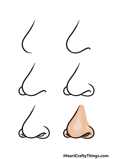 Top 121 Nose Drawing Easy Cartoon