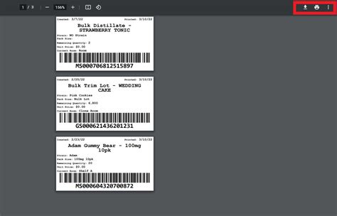 Batches Generating Inventory Labels Cultivera Support Library