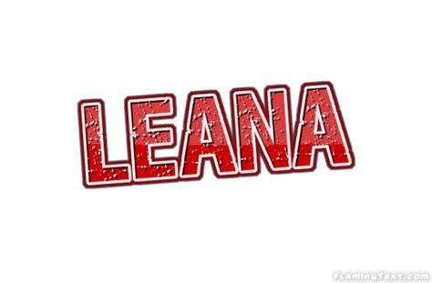 Leana Logo Outil de conception de nom gratuit à partir de texte