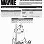 Wayne Esp15 Manual
