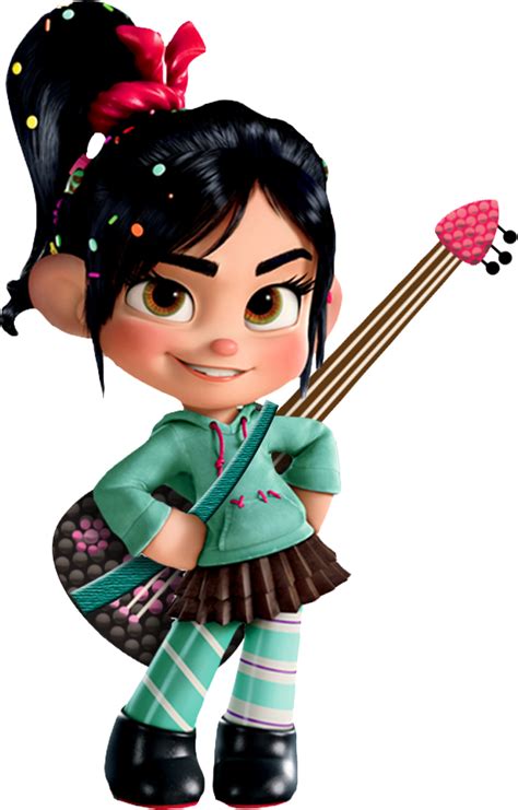 Vanellope And Her Guitar Cute Disney Characters Kawaii Disney Wreck