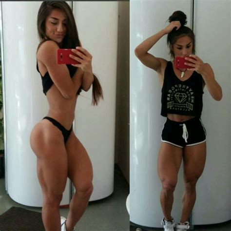 Bakhar Nabieva Girl Gym Workouts Body Building Women Lean Body