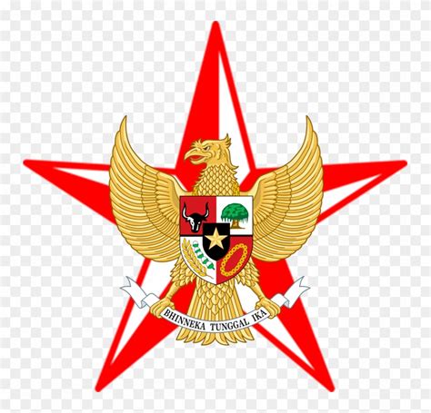 Barnstar Merah Putih Garuda Indonesia Football Logo Hd Hd Png