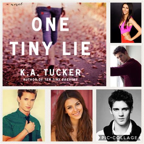 One Tiny Lie Ka Tucker Collage Book Romance Books Romance Novels