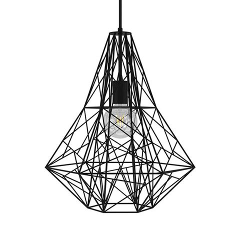 Waneway 3 tier beads pendant shade, ceiling chandelier lampshade with acrylic jewel droplets, beaded lampshade with chrome frame and chrome beads, diameter 22 cm, chrome 4.5. black birdsnest cage pendant light by mr j designs ...
