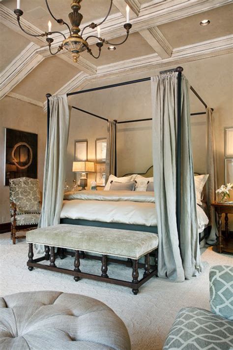 Elegant Iron Canopy Bed Frame Homesfeed