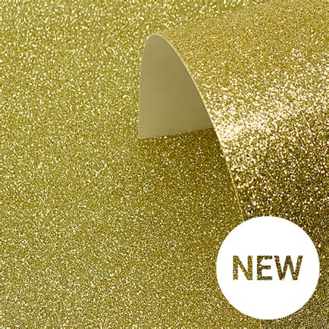 Gold Glitter Card 220gsm