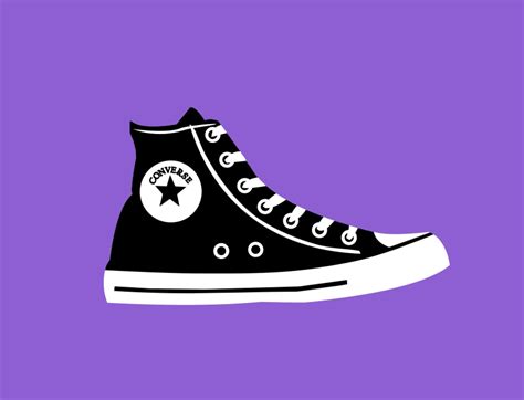Converse Shoes Svg Png Vector Image Layered Clip Art Etsy