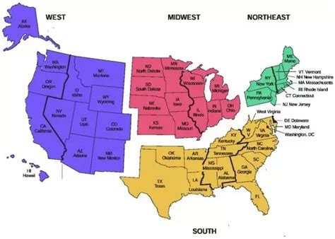 Us Regions Map And Facts Mappr 49 Off