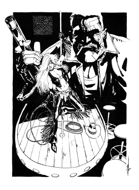 Sin City Nancy And Marv By Rm Guera Black And White In Vincent Vps