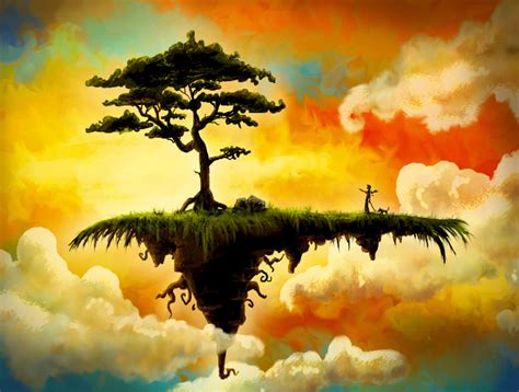 Floating Island Painting At Explore Collection Of