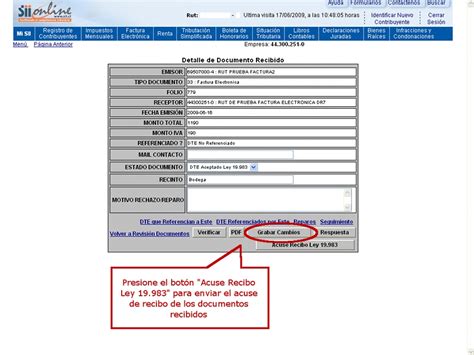Guía Paso A Paso Para Generar Acuses De Recibos De Dtes Recibidos