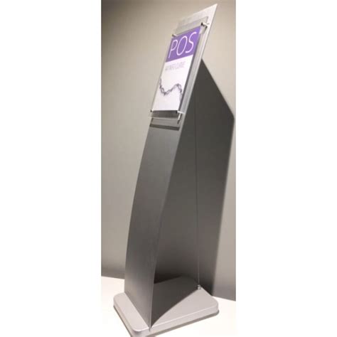 Curved A4 Free Standing Information Holder Discount Displays