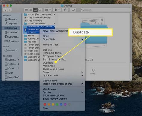 how to cut copy and paste on a mac