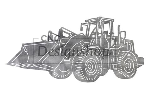 Front End Loader Tractor Dxf File For Cnc