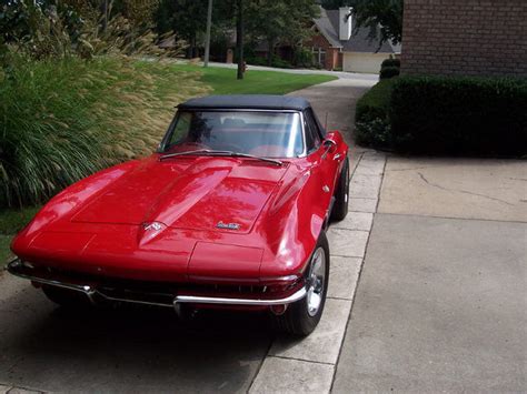 1966 Corvette Convertible With Hardtop Red On Red Classic Chevrolet
