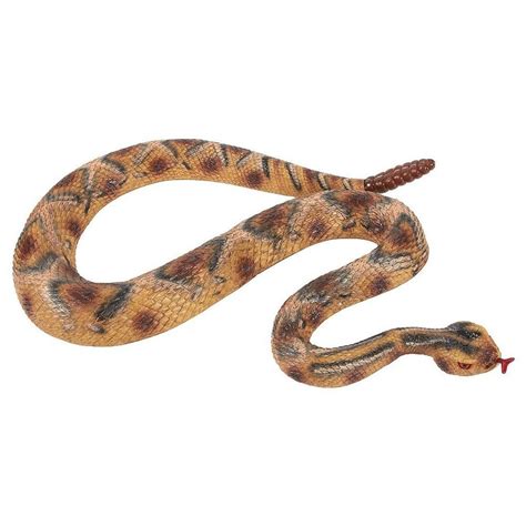 47 Realistic Rubber Snake Fake Rattlesnake For Halloween Decorations