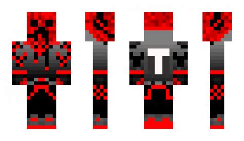 Redstone Creeper Skin Minecraft Pe Bedrock Skins