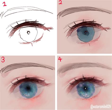 anime eye drawing tutorial anime eye tutorial coloring digital eyes drawing step tutorials