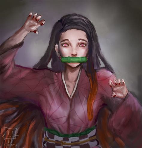 Finished This Nezuko Fanart Yesterday Its Not Perfect But Hope You