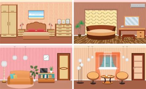 Best Simple Living Room Illustrations Royalty Free Vector