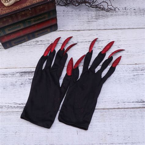 Halloween Costume Gloves Halloween Gloves Nails Devil Horns Devils Claw Ebay