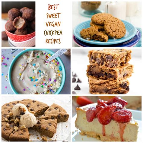 18 Sweet Chickpea Recipes Vegan Desserts ~ Veggie Inspired