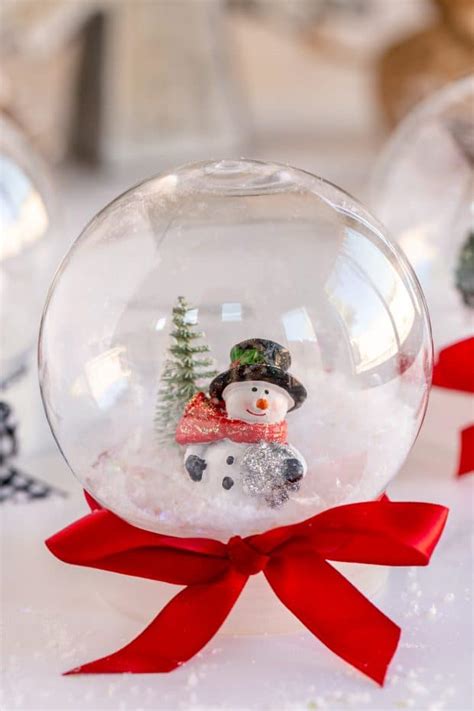 Diy Snow Globe Made To Be A Momma