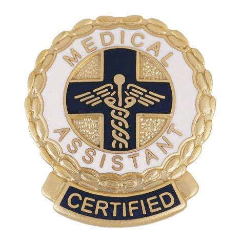 Emblem Pin Certified Medical Assistant Medical Assistant Medical