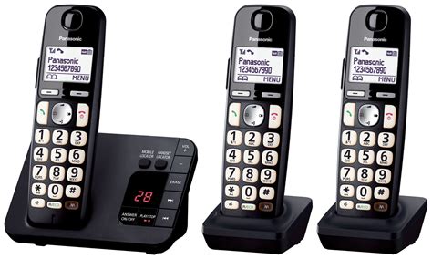 Panasonic Kx Tge723eb Easy Use Cordless Telephone Reviews Updated
