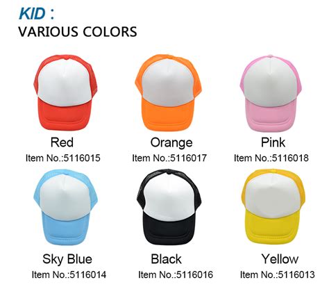 Sublimation Cap Blanks For Kids Use Lopo
