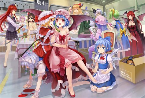 77gl Cirno Daiyousei Flandre Scarlet Hakurei Reimu