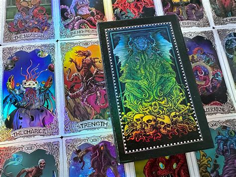 Cthulhu Mythologydark Arts Tarot Deck Amazing Tarot Cards Etsy Australia