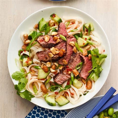 The Dish Rice Noodle Salad With Steak Piedmont Exedra