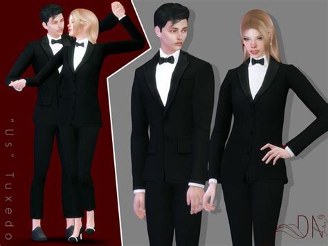 Us Tuxedos Darknightt Sims On Patreon In 2021 Sims 4 Clothing