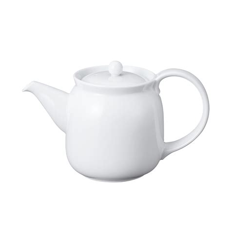 White Porcelain Tea Pot L Muji