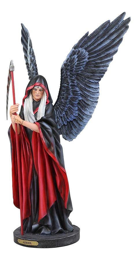 Large Ruth Thompson Archangel Azriel Angel Of Death Holding Scythe