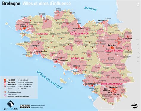 Villes Bretagne Info ≡ Voyage Carte Plan