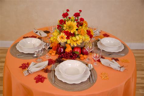 Orange Tablecloth Head Table Decor Orange