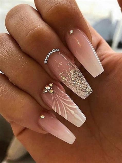How To Do French Ombre Dip Nails Stylish Belles Ombre Nails Glitter Nails Design With